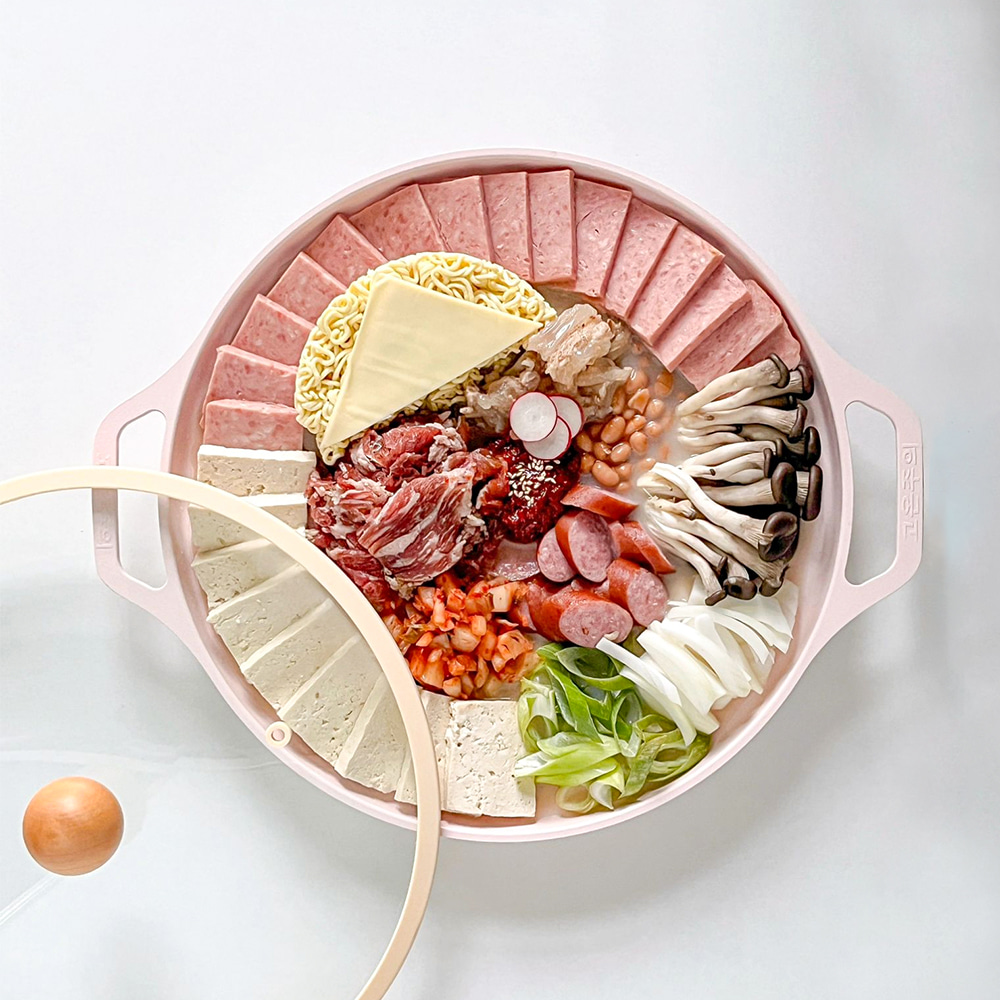 [Mytem] Dono IH Ceramic Coated Color Griddle 30cm with Glass Lid - Image 6