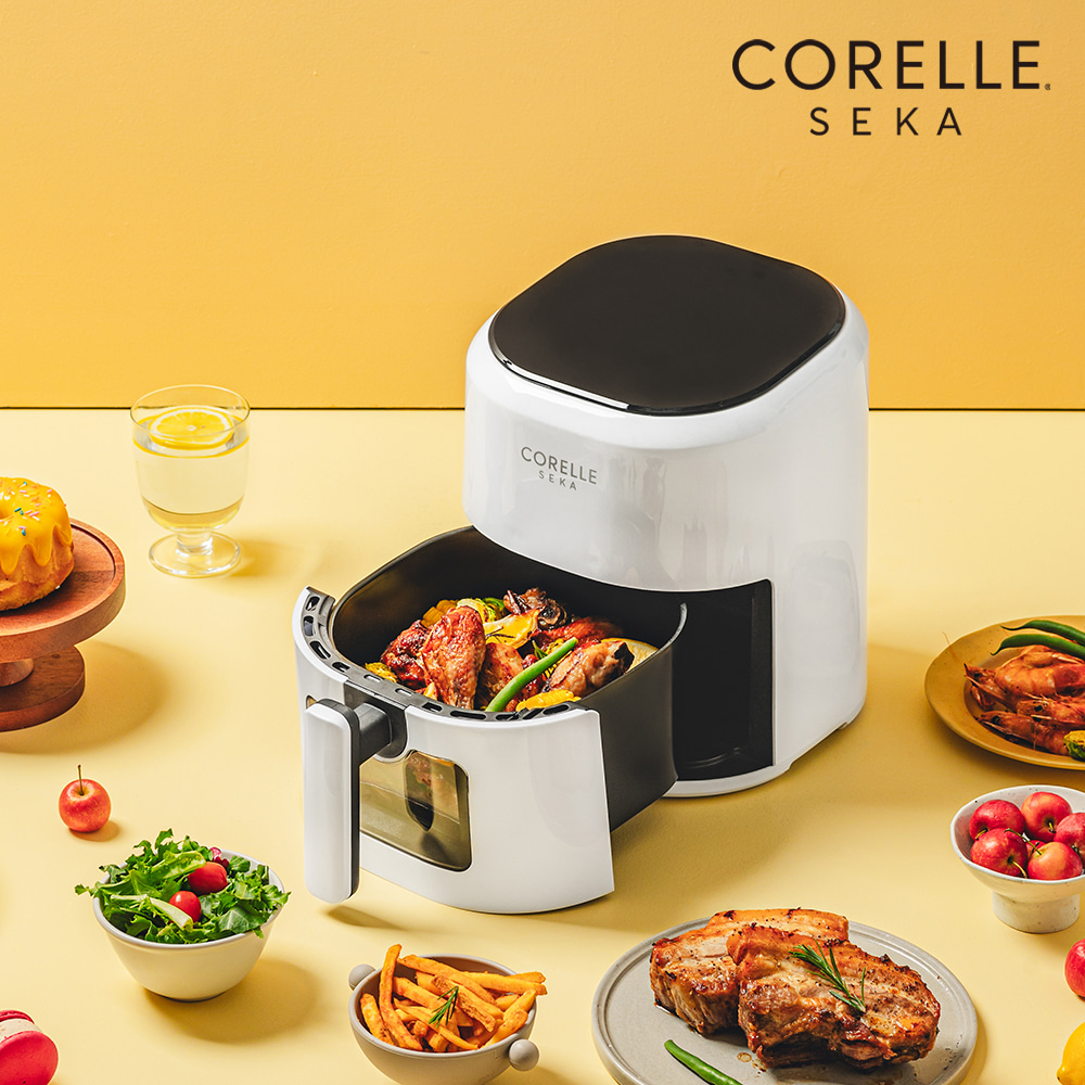 [CORELLE] SEKA Modern LED Quiet Air Fryer 4.5L Raumme