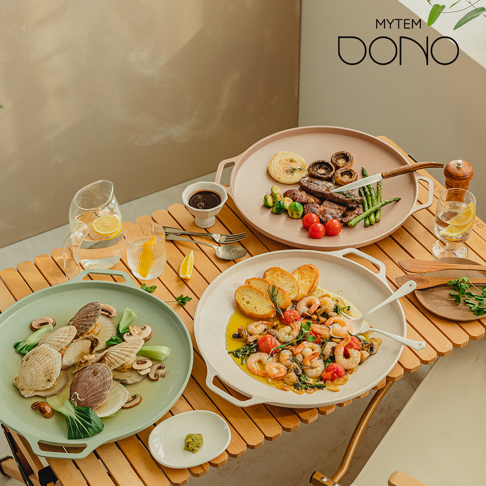 [Mytem] DonoIH Ceramic Coated 30cm Griddle (Bean cake, red bean paste, mugwort rice cake) - Image 2